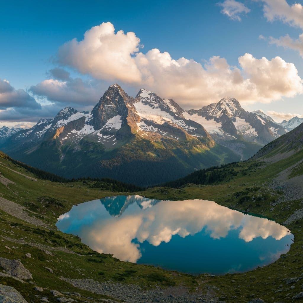 Breathtaking mountain landscape